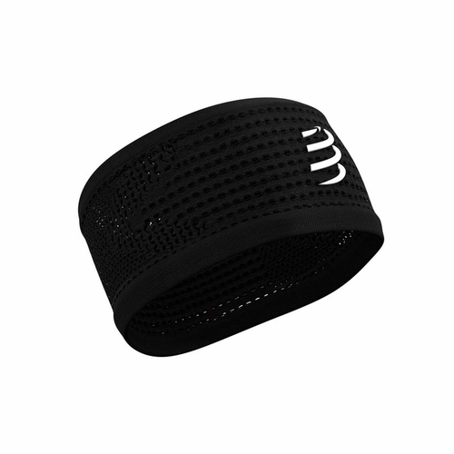 Main Sports Strip for the Head Compressport On/Off  White Black image